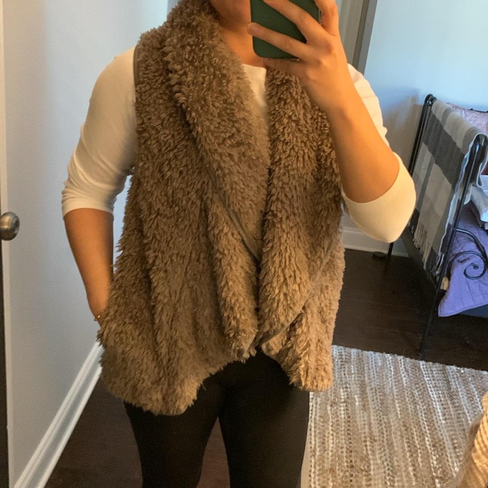 🤎Faux Fur Shaggy Fuzzy Vest